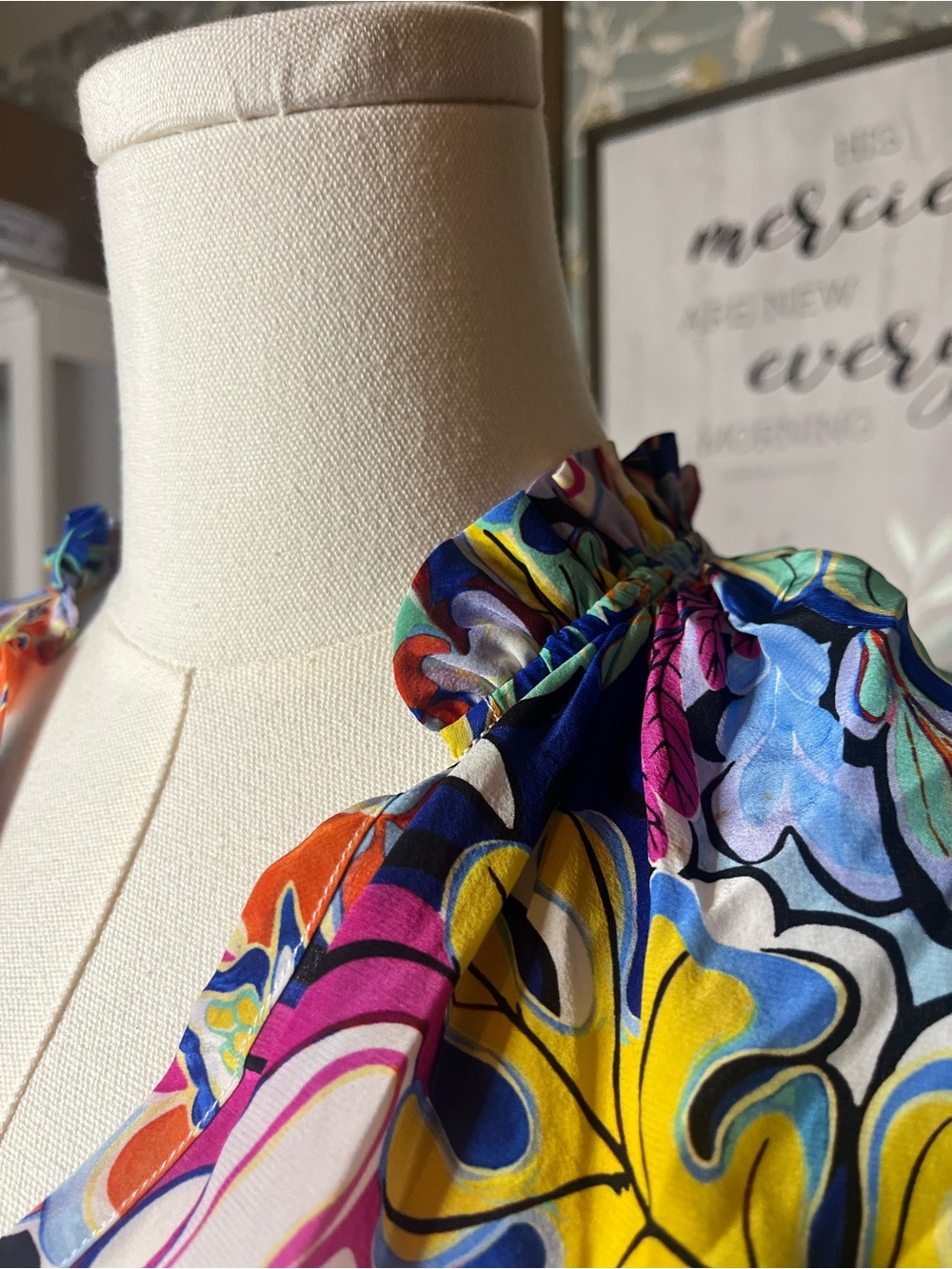 Robert Graham Multicolor Floral Headband Pink Blue Yellow White - Picture 5 of 11